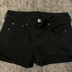 NEW Black American Eagle Jean Shorts